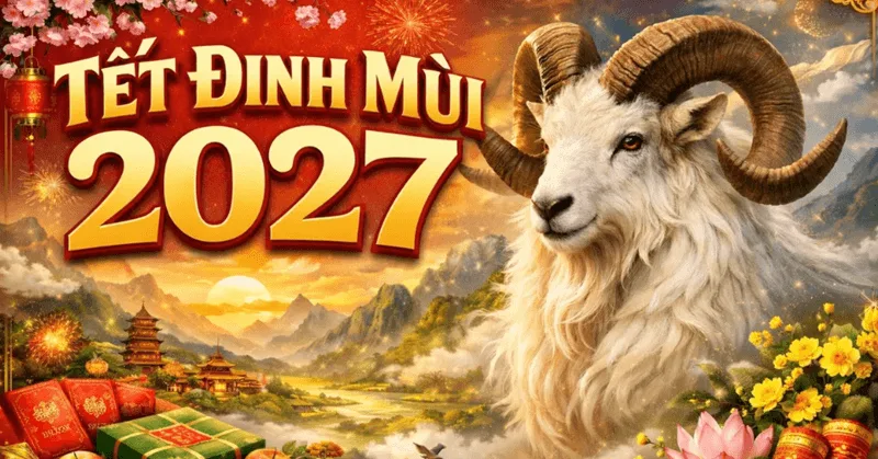 Tết Nguyên Đán Đinh Mùi 2027 là dịp quan trọng để mọi gia đình sum họp và gắn kết.