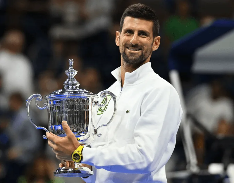 Ở độ tuổi cận kề 40, Djokovic vẫn bền bỉ ra sân với ngọn lửa đam mê thuần khiết nhất dành cho trái banh nỉ.